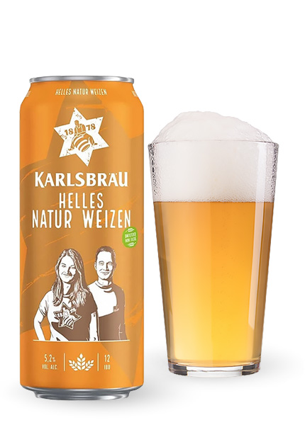 Пиво Karlsbrau Weizen 0.5л
