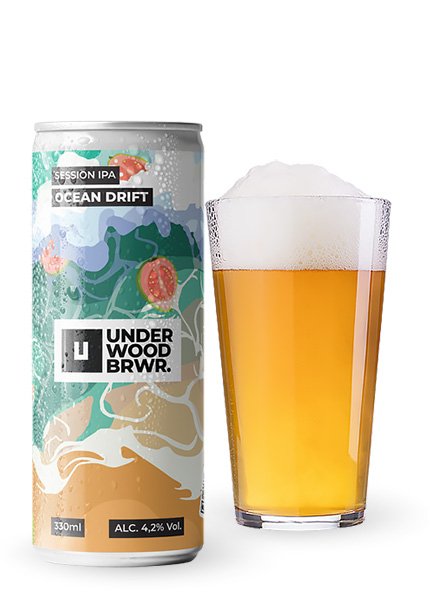 Пиво Underwood Ocean Drift 0.33л купить в Hop Hey | Море Пива Пиво Underwood Ocean Drift 0.33л