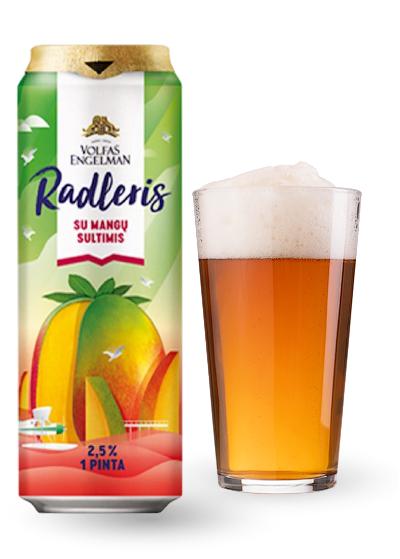 Пиво Volfas Engelman «Radler Mango»