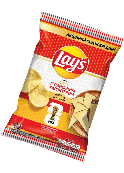 Чипси Lays со вкусом сыра «Испанский характер», 95г
