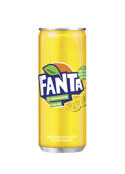 Напиток «Fanta» лимон 0.25л