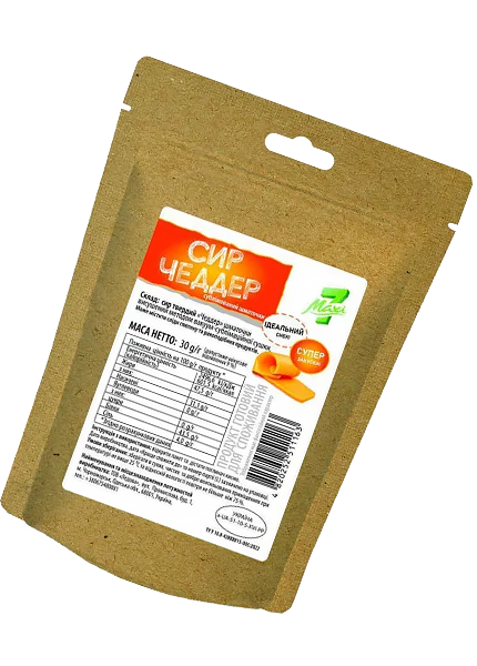 Сыр Чеддер сублимированный «Maxi 7» кусочки, 30г