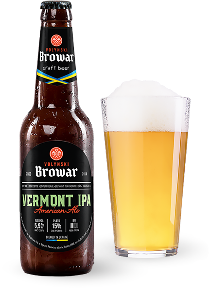 Пиво Volynski Browar «Vermont IPA» 0.35л