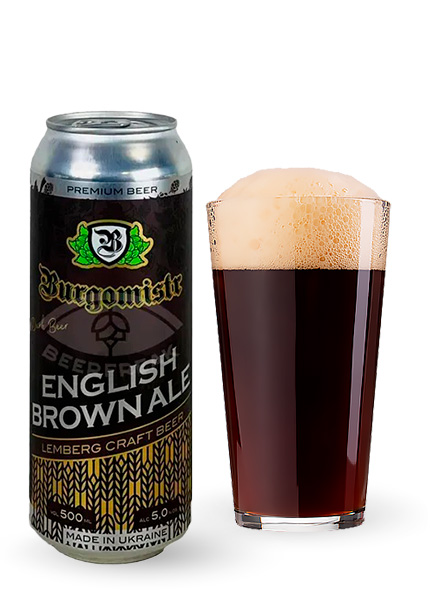 Пиво Burgomistr Brown Ale 0.5л