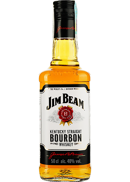 Віскі Jim Beam White Straight Bourbon 4 роки 0.5л купити з доставкою в ...