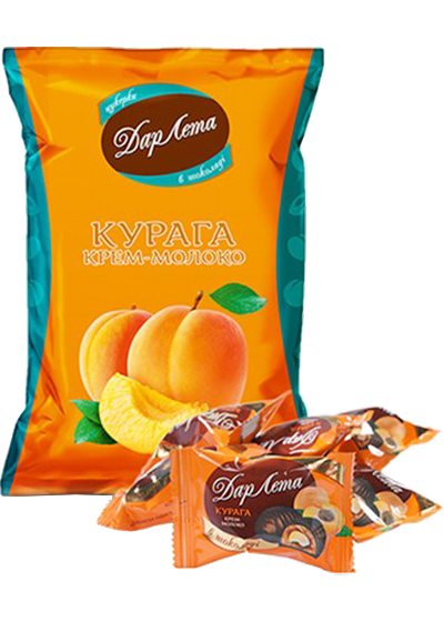 Конфеты «Дар Лета» курага в шоколаде, 200 г купить с доставкой в Киеве ...