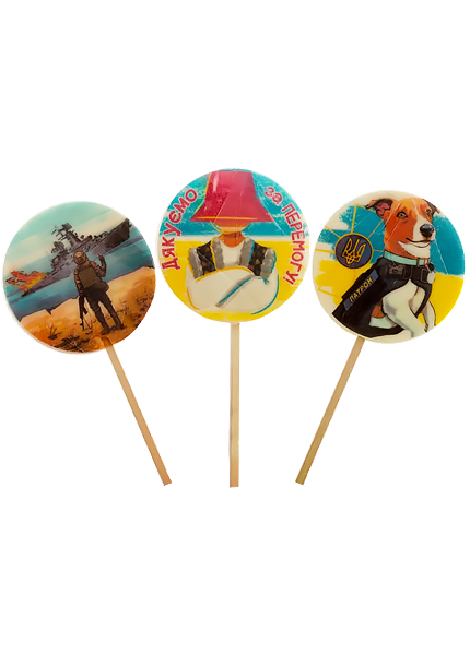 Карамель Roks Патриотическая на палочке, 50г