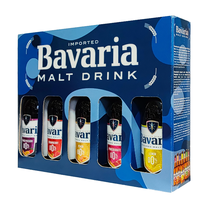 Набір безалкогольного пива Bavaria 0.33л х 5шт