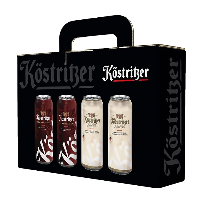 Набір пива Kostritzer Schwarzbier 0.5л х 2шт + Edel Pils 0.5л х 2шт купити в Hop Hey | Море Пива Набір пива Kostritzer Schwarzbier 0.5л х 2шт + Edel Pils 0.5л х 2шт