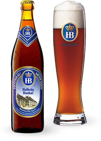 Пиво Hofbrau Dunkel 0.5л