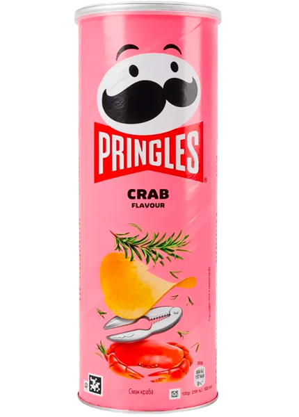 Чипси Pringles зі смаком крабу, 165гр