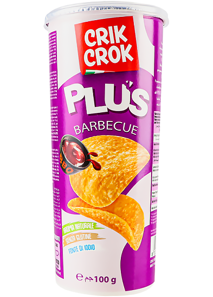 Чипси Crik Crok Plus зі смаком барбекю 100г купити в Hop Hey | Море Пива Чипси Crik Crok Plus зі смаком барбекю 100г