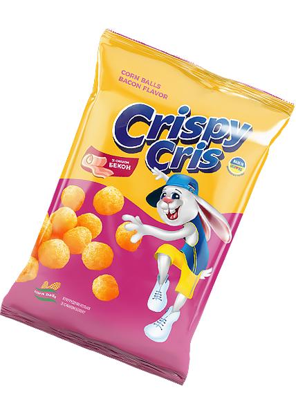 Кукурузные шарики «Crispy Cris» со вкусом бекона, 55г