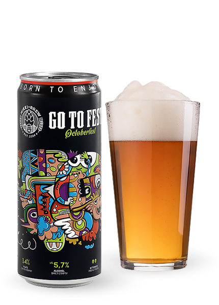 Пиво Mikki Brew Go to Fest Octoberfest 0.33л