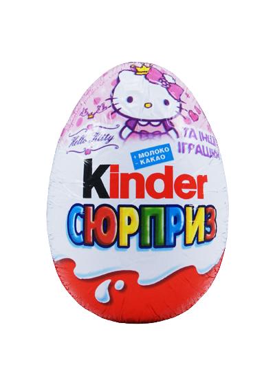 Шоколадное яйцо «Kinder» Сюрприз Hello Kitty