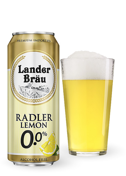 Пиво безалкогольне Lander Brau Radler Lemon 0.5л