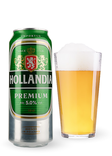 Пиво Hollandia Premium 0.5л купити в Hop Hey | Море Пива Пиво Hollandia Premium 0.5л