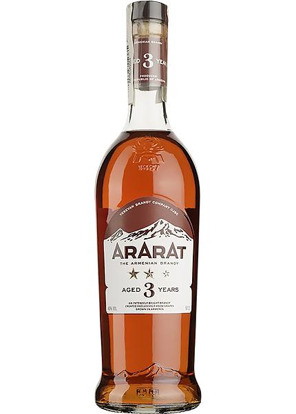 Бренди Ararat 3 года 0.5л