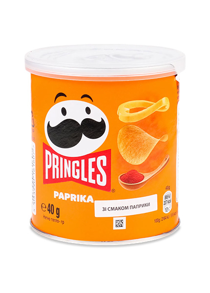Чипси «Pringles» зі смаком паприки, 40г купити в Hop Hey | Море Пива Чипси «Pringles» зі смаком паприки, 40г