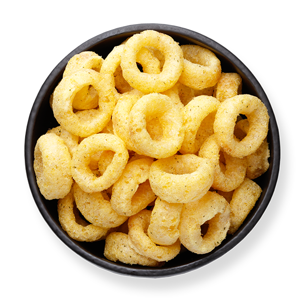 Кукурудзяні кільця «До Бочкового» зі смаком сметани із зеленню, 70г