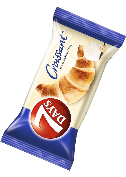 Круасан «7 Days» Міді з начинкою з ванільним смаком, 60г