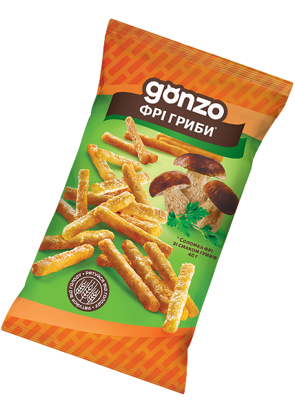 Соломка фри «Gonzo» со вкусом грибов, 40г