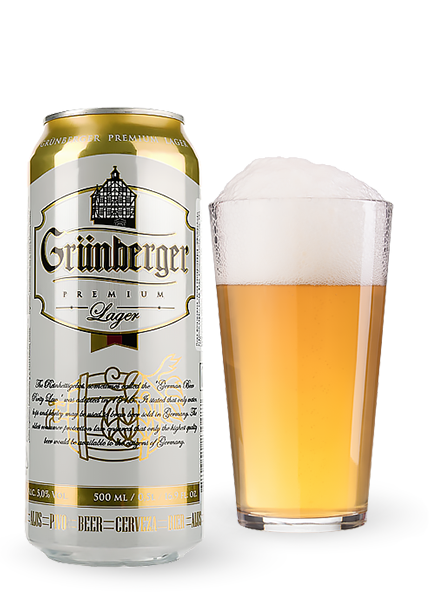 Пиво Grunberger Premium Lager 0.5л купити з доставкою в Києві в Hop Hey ...