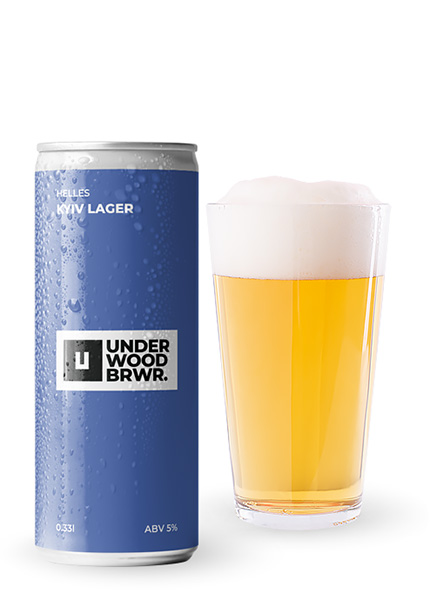Пиво Underwood Kyiv Lager 0.33л