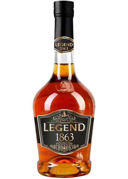 Бренди Legend 1863 ординарный виноградный 0.5л