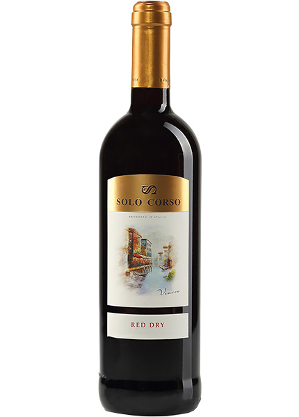 Вино Solo Corso Red Dry 0.75л