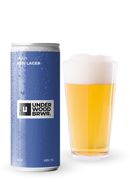 Пиво Underwood Kyiv Lager 0.33л купить в Hop Hey | Море Пива Пиво Underwood Kyiv Lager 0.33л