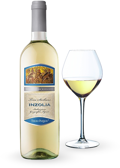 Вино Terre Passeri «Inzolia IGT» белое сухое 12.5°