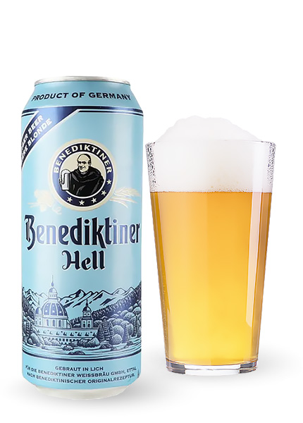 Пиво Benediktiner Hell 0.5л