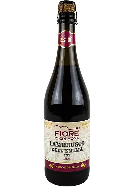 Вино напівігристе Fiore di Cremona Lambrusco Dell`Emilia IGT Rosso 0.75л