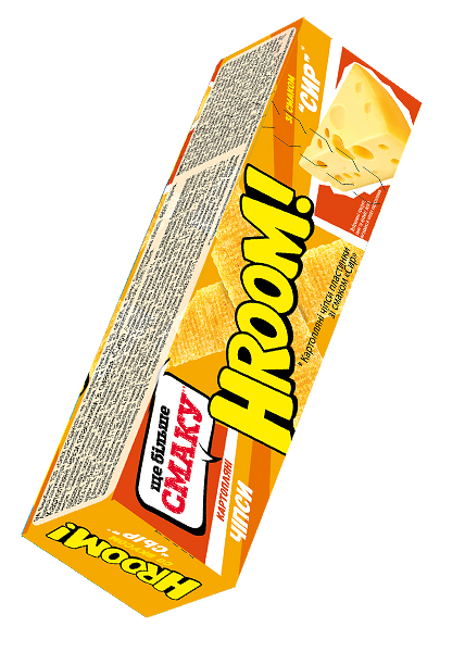 Чипсы «Hroom» со вкусом сыра, 50г