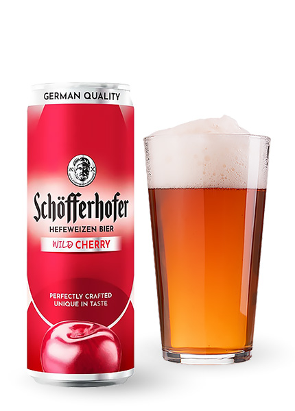 Смесь пива с соком Schofferhofer Wild Cherry 0.33л