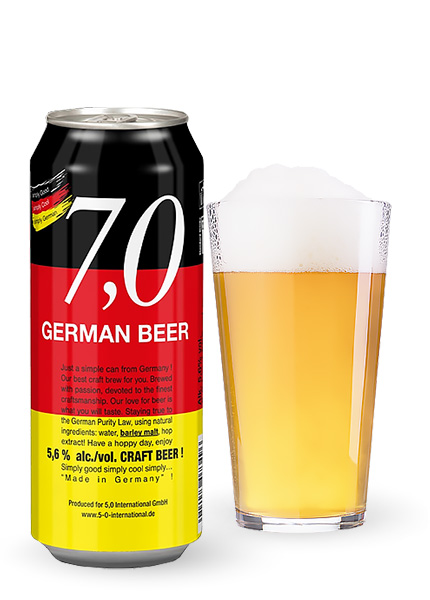 Пиво 7.0 German Beer Craft bier 0.5л купить в Hop Hey | Море Пива Пиво 7.0 German Beer Craft bier 0.5л