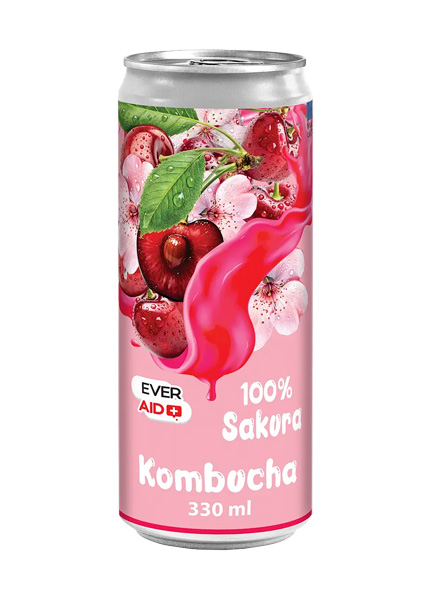 Напиток комбуча Ever Aid Sakura 0.33