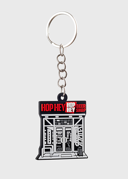 Брелок з ПВХ Магазин Hop Hey купити в Hop Hey | Море Пива Брелок з ПВХ Магазин Hop Hey