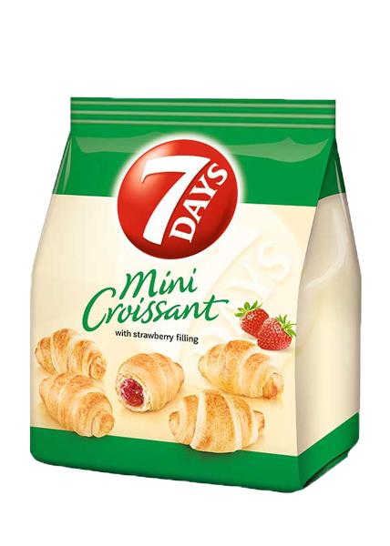 Круассан «7 Days» Мини с клубничной начинкой, 185г