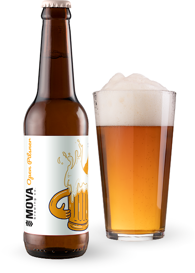 Пиво MOVA  «Open Pilsner» купить в Hop Hey | Море Пива Пиво MOVA  «Open Pilsner»