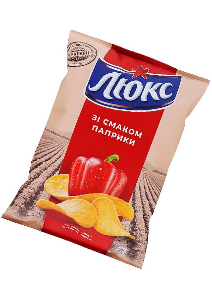 Чипсы «Люкс» со вкусом паприки, 133г