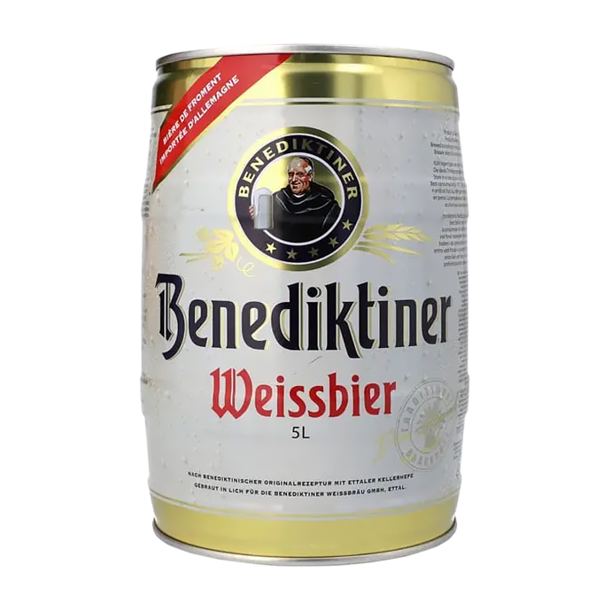 Пиво Benediktiner Weissbier 5л купить в Hop Hey | Море Пива Пиво Benediktiner Weissbier 5л