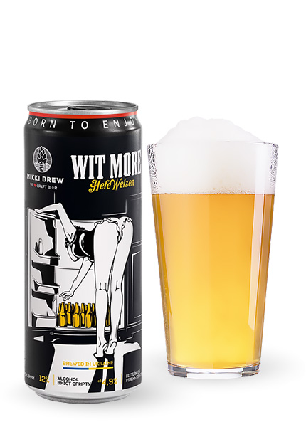 Пиво Mikki Brew Wit More Hefe Weizen 0.33л