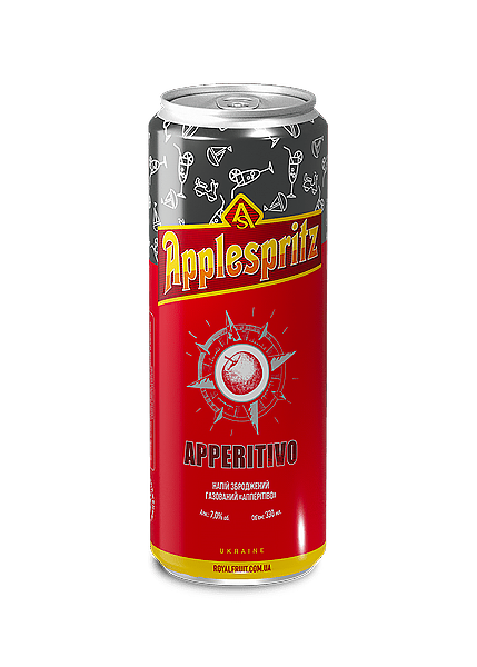 Напій зброджений AppleSpriz «Apperitivo» 0.33л купити в Hop Hey | Море Пива Напій зброджений AppleSpriz «Apperitivo» 0.33л