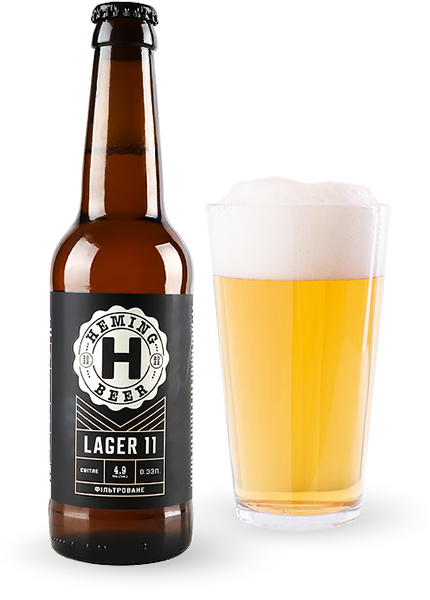 Пиво Heming Lager 11 фільтроване 0.33л