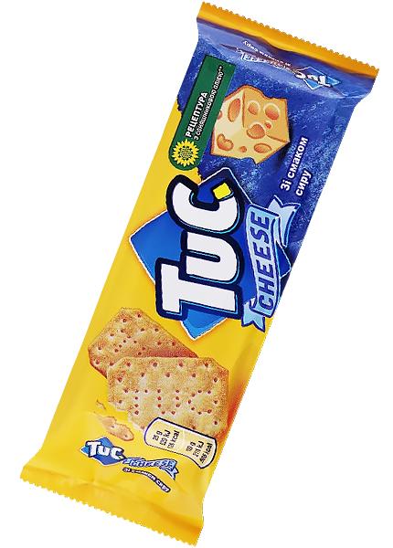Крекер солоний Tuc зі смаком сиру, 100г
