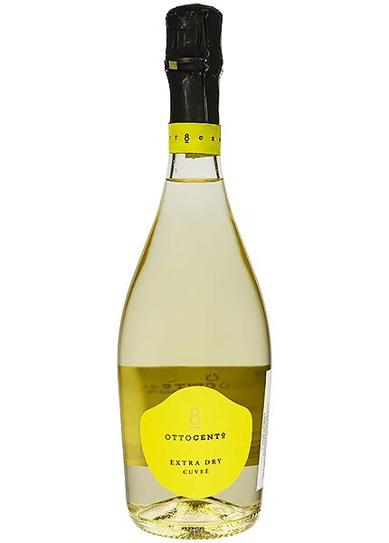 Вино ігристе 800 Ottocento Vino Spumante Extra Dry Cuvee 0.75л