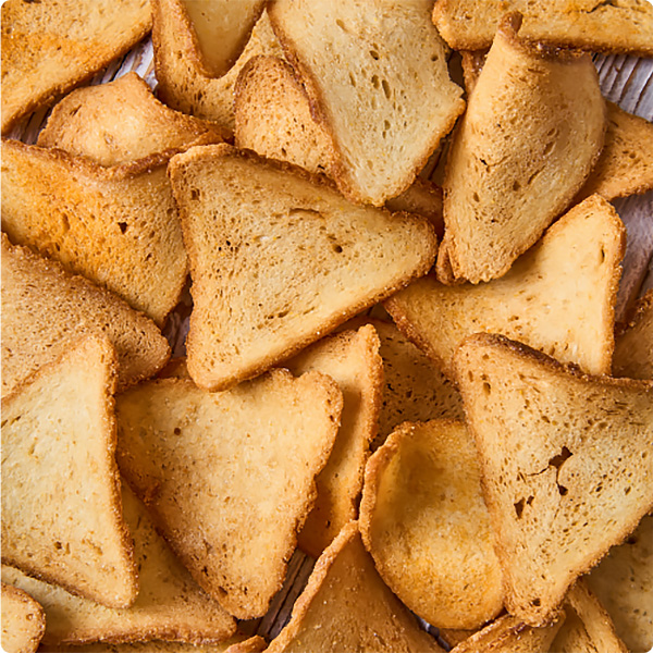 Гренки пшеничные «Обертоси» со вкусом грибов в сметане, 100г