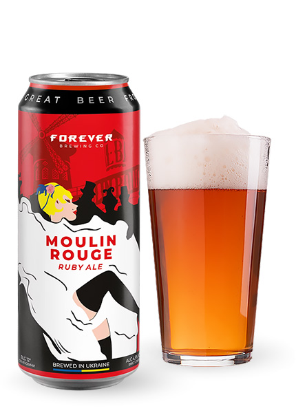 Пиво Forever Moulin Rouge Ruby Ale 0.5л купить в Hop Hey | Море Пива Пиво Forever Moulin Rouge Ruby Ale 0.5л